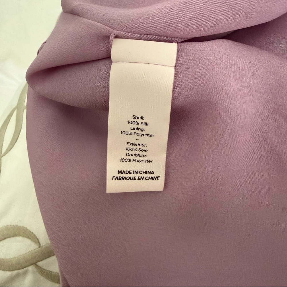 Cinq à Sept Lilac Ruffle Detail Blouse - Picture 4 of 4